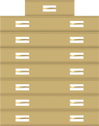 3/8" Service Award Slide Holder for 15 bars H-15-A