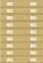 3/8" Service Award Slide Holder for 18 bars H-18-A