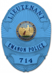 Autism Awareness Oval badge M263A_BL