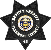 Matte Black  Seven Point Star Badge M-399_MBK