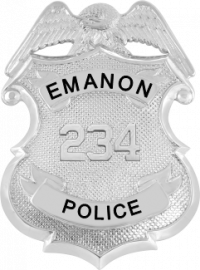 Eagle Topped Shield Type Badge MW-5004AN