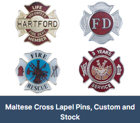 Maltese Cross Insignia by Hook Fast