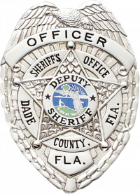 Eagle over shield with 5 Point Star badge PSD