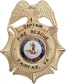 Quick Ship Eagle Topped Badge QS-B10019