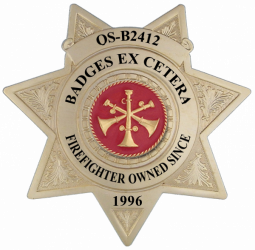 Quick Ship 7 Point Star Badge QS-B2412