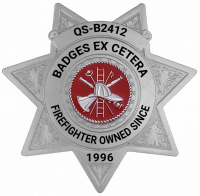 Quick Ship 7 Point Star Badge QS-B2412