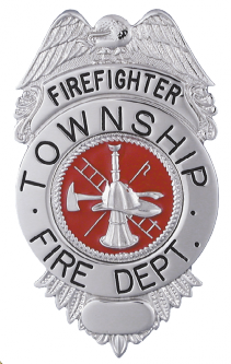 Quick Ship Eagle Topped Badge QS-B310