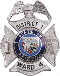 Eagle Topped Maltese Cross Badge QS-B5417