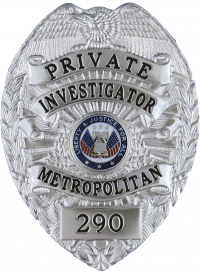 Quick Ship Eagle Topped Badge - QSB7316