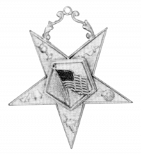 2 1/2" Us Flag Bearer