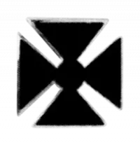 Sleeve Cross Enameled