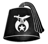 Shrine Fez Car Plate