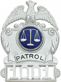 Hat Badge with Eagle S105