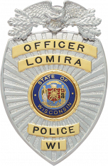 Eagle over shield badge S113