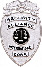 Eagle over shield badge S114