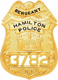 Eagle over shield badge S121