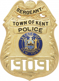 Eagle Topped Badge S-124