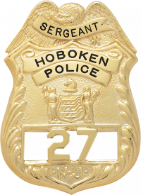 Eagle over shield badge S126