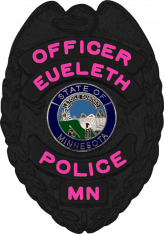 Matte Black Eagle Topped Badge S143_MBK