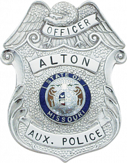 Eagle Topped Shield Type Badge S-148