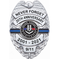 9/11 Remembrance Collection Badge S155BL_911