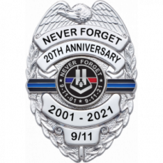9/11 Remembrance Collection Badge S155BL_911