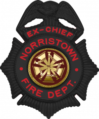 Matte Black Sunburst Eagle Topped Badge S-158_MBK