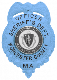 Eagle Topped Badge S163_BL