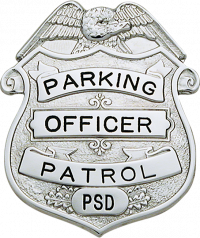 Eagle over shield badge S170