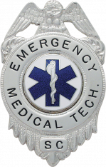 Eagle Topped Badge  S175