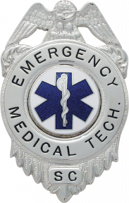 Eagle Topped Badge  S175