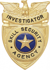 Eagle over shield badge S204