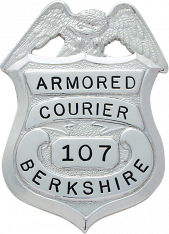 Eagle Topped Shield Type Badge S-205