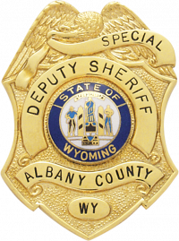 Eagle Topped Badge S207