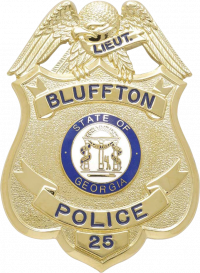 Eagle over shield badge S222A