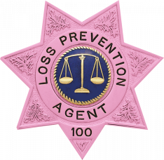Pink 7 Point Star Badge S-243_PK