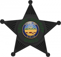 Matte Black 5 Point Ball Tipped Star Badge S-258_MBK