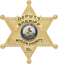 Six Point Star Ball Tipped Badge S259