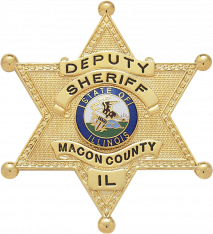 Six Point Star Ball Tipped Badge S259