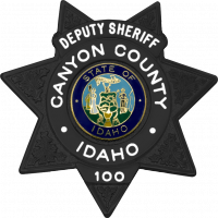 Matte Black Seven Point Star Badge S266_MBK