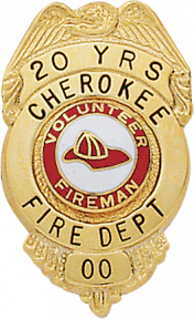 Eagle Topped Badge S267