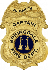 Eagle Topped Badge S274V