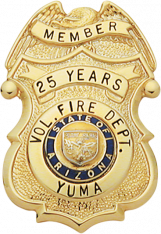 Eagle Topped Badge S274