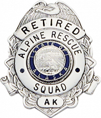 Eagle Topped Badge S281