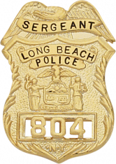 Eagle topped shield style badge S306