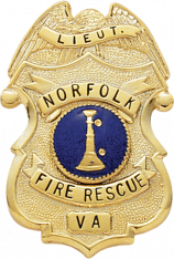 Eagle Topped Badge S307