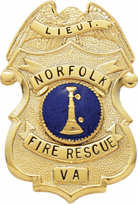 Eagle Topped Badge S307