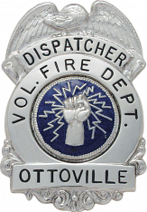 Eagle over shield badge S32