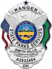 Eagle over shield badge S503AGRL