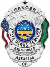 Eagle over shield badge S503AGRL